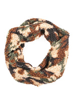 Sherpa Camo Infinity Scarf